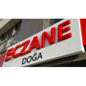 ECZANE TABELA 100 cm x 300 cm 