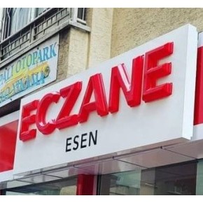 ECZANE TABELA 100 cm x 300 cm 