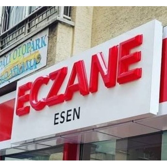 ECZANE TABELA 100 cm x 300 cm 