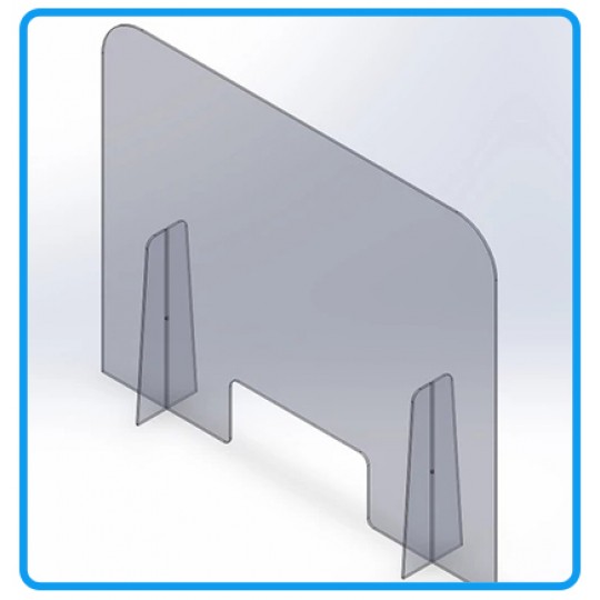 Pleksi Şeffaf Separatör Koruma Paneli (4.8 mm)